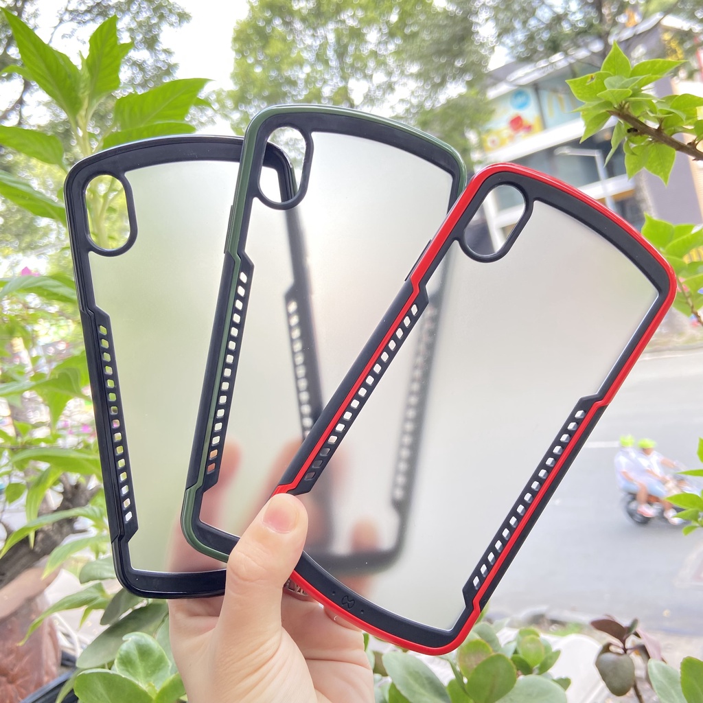 [Hỏa Tốc HCM] Ốp lưng XUNDD iPhone XR/ X/ XS/ XS Max (ALPHA SERIES) - Chống sốc, Lưng trong, Cạnh màu - Xanh