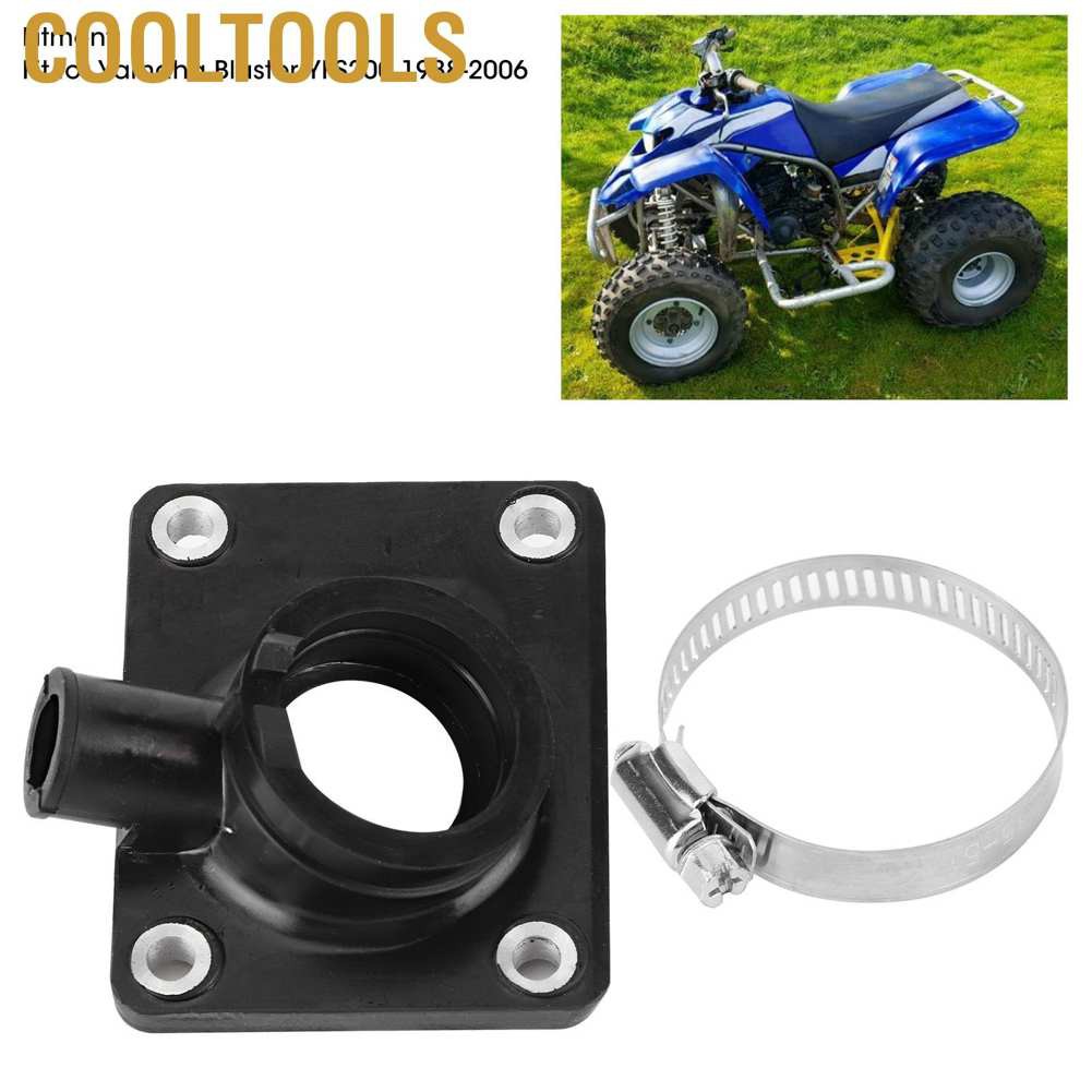 Cooltools Motorcycle Intake Manifold with Clamp Kit 2XJ‑13565‑00‑00 Fit for Yamaha Blaster YFS200 1988‑2006