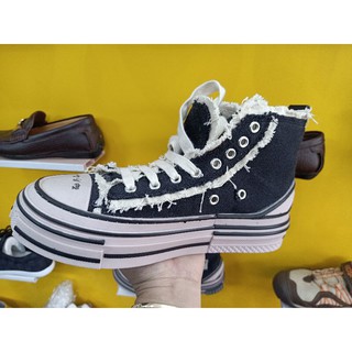 Giày sneaker XVessel rách cao cổ 2020