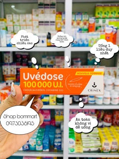 Vitamin d3 uvedose 100.000iu cho bé