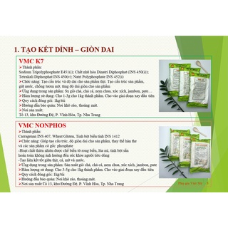 COMBO Phụ gia đặc biệt làm GIÒ CHẢ NGON