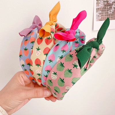 Băng Đô Cài Tóc Chống Trượt Đính Nơ Họa Tiết Hoạt Hình Dễ Thương Cho Bé