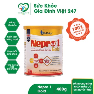 Sữa Nepro 1 gold 400g Dành cho người bệnh thận có URE huyết tăng