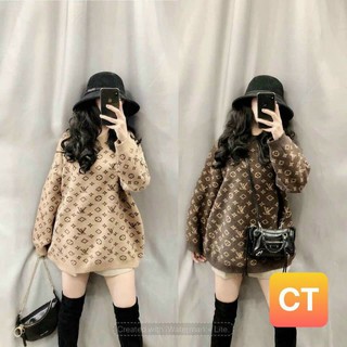 Áo len họa tiết L.V nhỏ