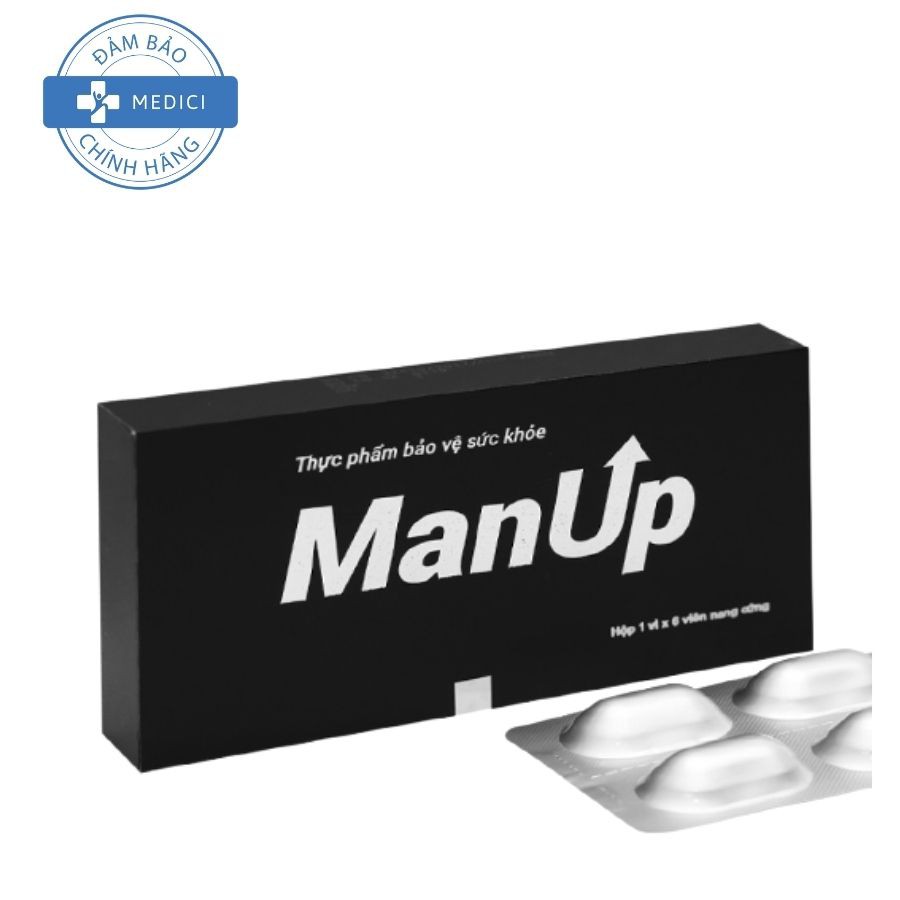 [CHÍNH HÃNG] MANUP Tăng Cường Sinh Lý Nam - Sản phẩm cải tiến từ Rocket chiết xuất thảo dược - Vỉ 6 viên