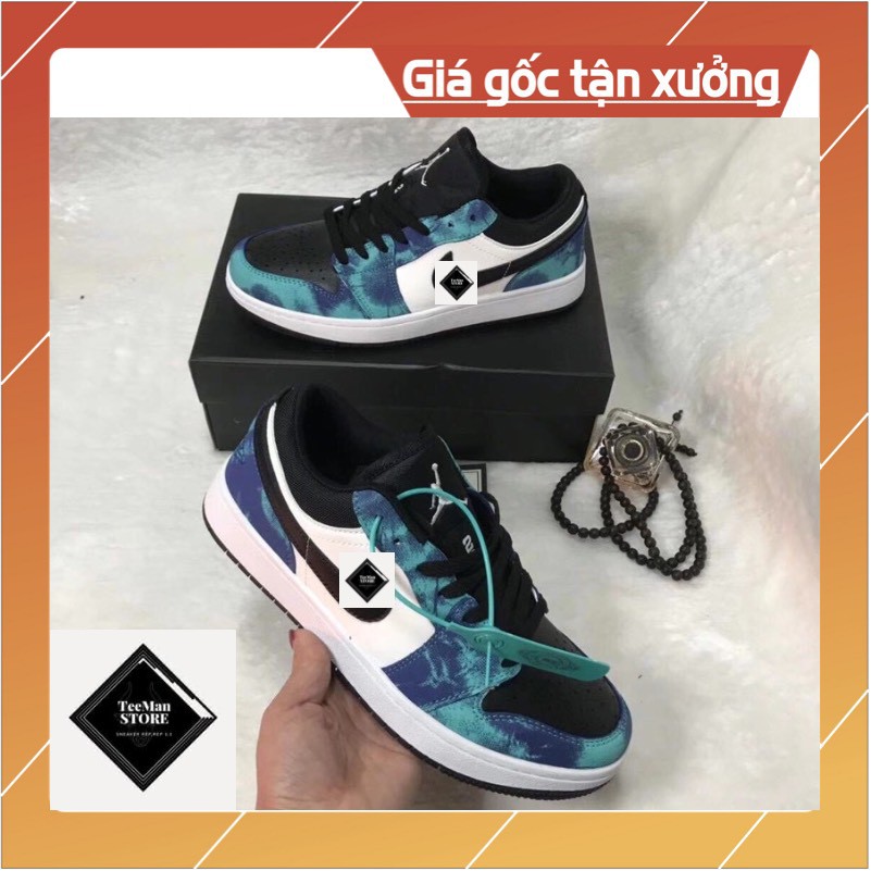 - Giày Sneaker JD Xanh Loang Thấp Cổ Giá Rẻ Phối Đồ Cực Chất Cho Học Sinh, Sinh Viên / Full Box Bill