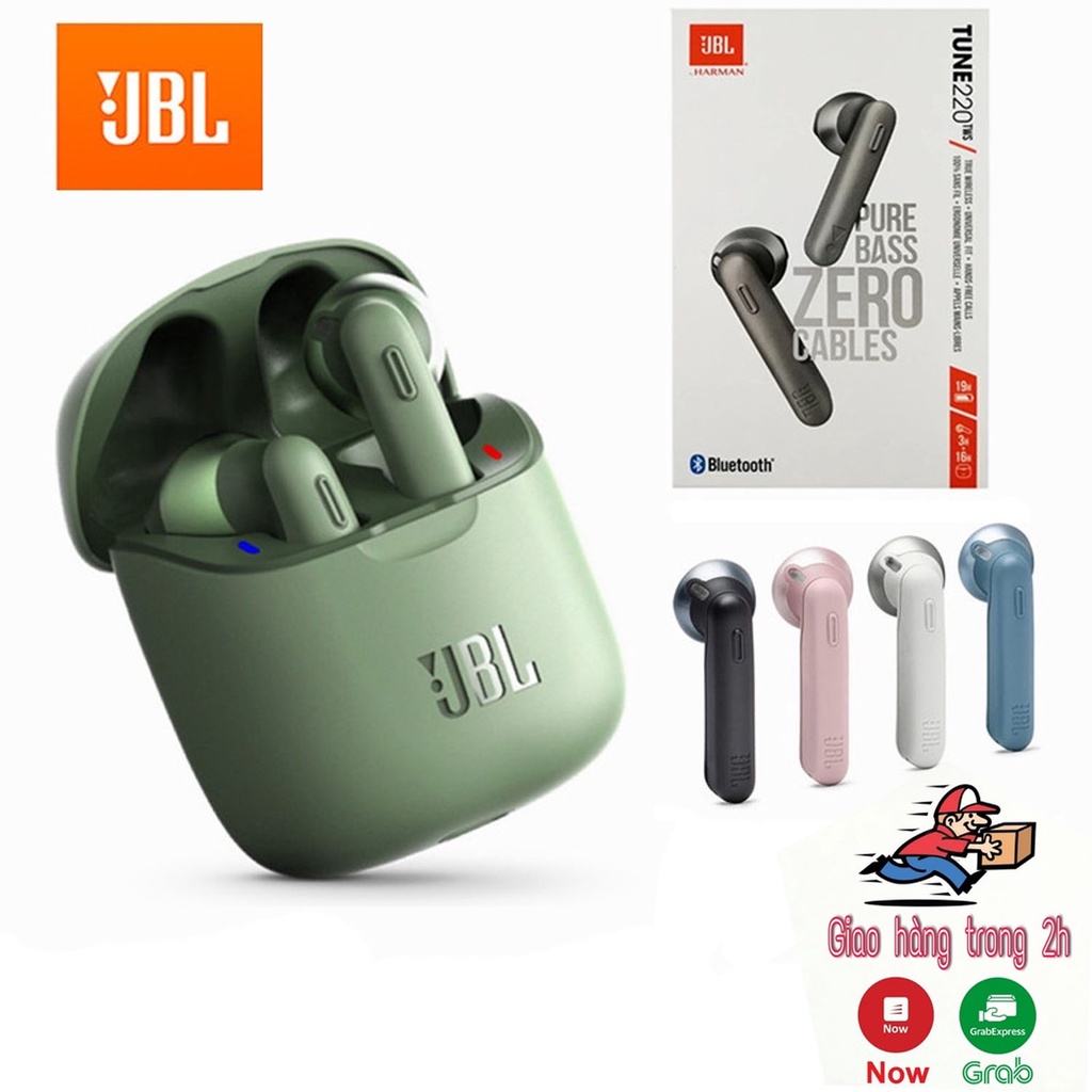 Tai nghe bluetooth JBL Tune 220 bản Quốc Tế tai nghe không dây JBL bass treble đỉnh cao