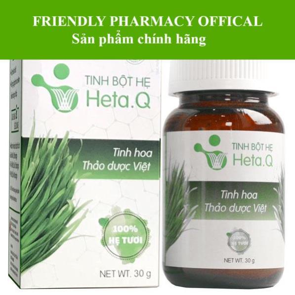 Tinh bột Hẹ Heta.Q - Hỗ trợ giúp giảm ho do viêm nhiễm đường hô hấp (30G)