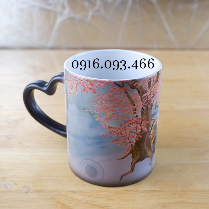 Cốc đổi màu, ly ma thuật (hình in theo yêu cầu),  quà tặng, ly sứ bền, đẹp | BigBuy360 - bigbuy360.vn