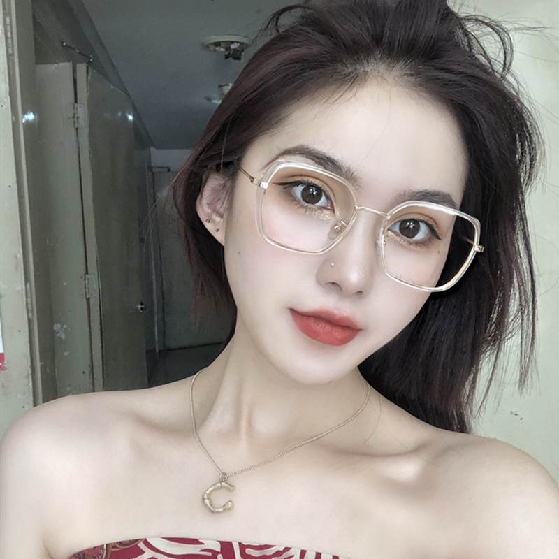 Mắt kính oversize chống bức xạ phong cách Hàn Quốc dành cho nữ