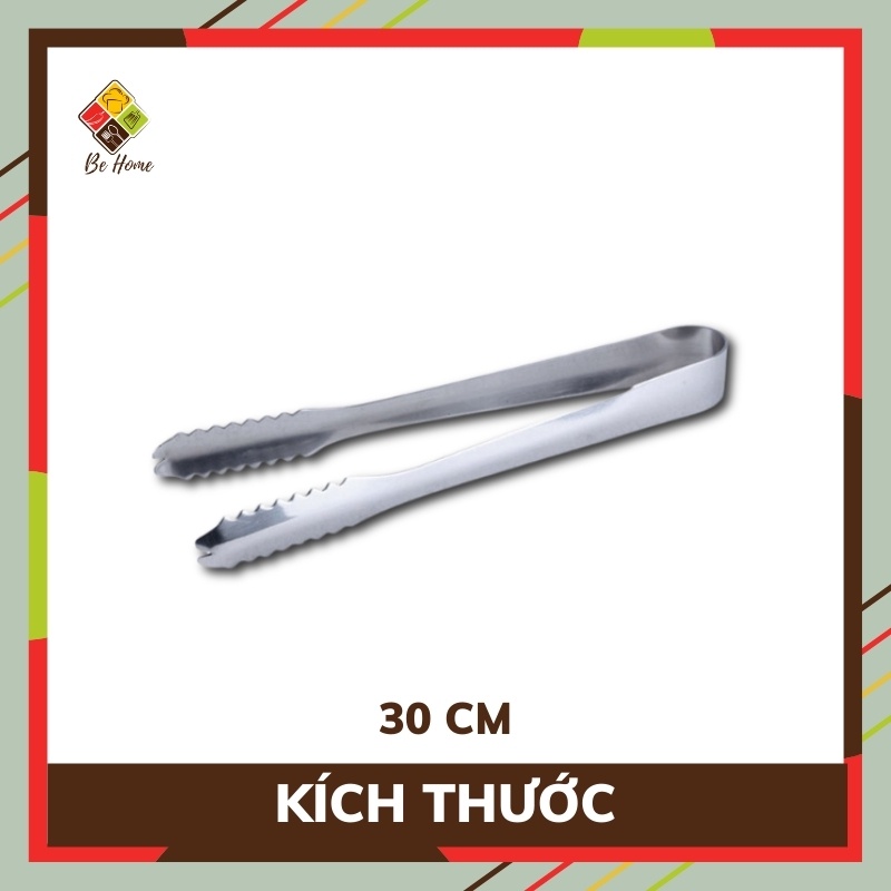 Kẹp Gắp Thịt Nướng Inox 304 BEHOME Kẹp Gắp Răng Cưa Thức Ăn Hàn Quốc Siêu Đẹp [Được Tặng Kẹp Khi Mua Bếp Nướng Bất Kì]