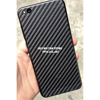 Miếng dán decal carbon mặt sau Xiaomi Mi 5c , MI 4C mặt lưng chống trày (cắt sẵn)