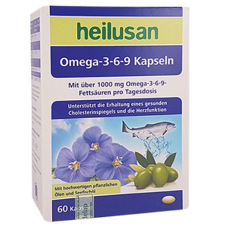 Heilusan Omega 3.6.9 Kapseln - Bổ sung DHA, EPA và Vitamin E. Hỗ trợ quá trình phát triển não bộ, tốt cho tim mạch, mắt