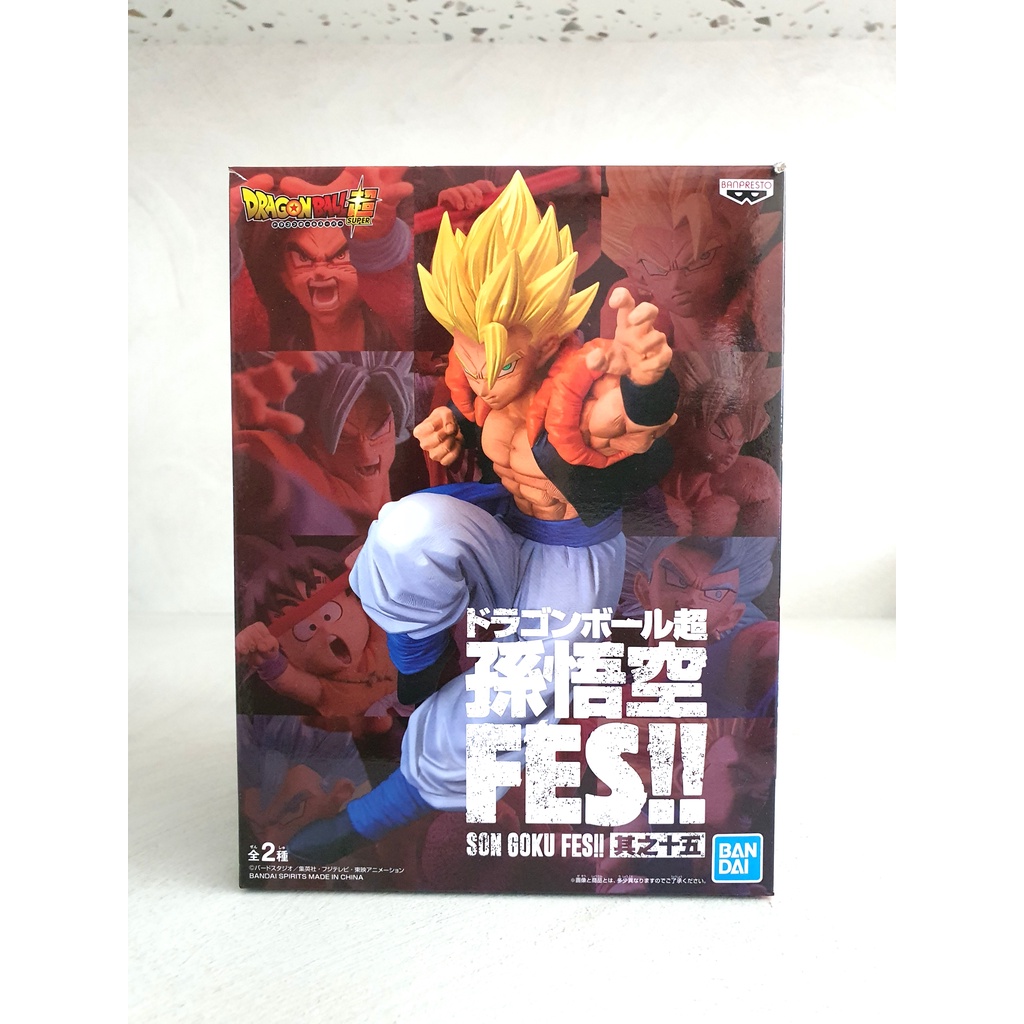 MÔ HÌNH NHÂN VẬT Banpresto Dragon Ball Super Son Goku FES!! Vol.15 B:Super Saiyan Gogeta