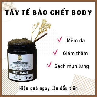 Tẩy tế bào chết body LuxBe dưỡng da mềm mịn - Coffee Body Scrub