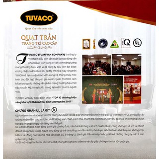 Quạt trần Tuvaco C500-02