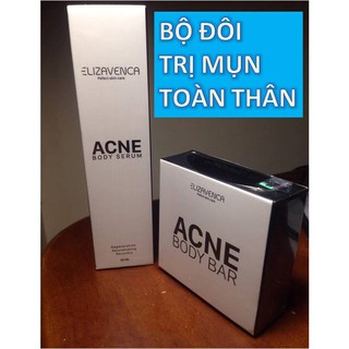 Combo trị mụn toàn thân elizavenca - acne body