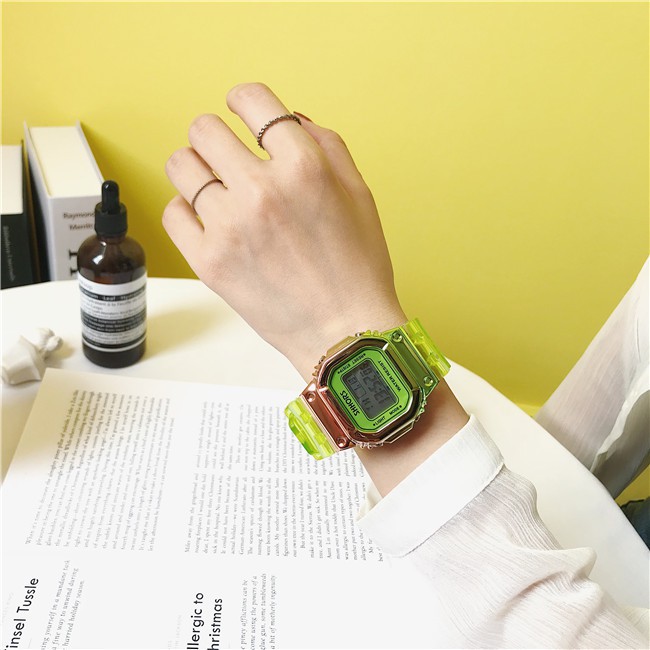 Đồng hồ thể thao nữ & trẻ em SHHORS màu sắc cá tính 718XC. | BigBuy360 - bigbuy360.vn