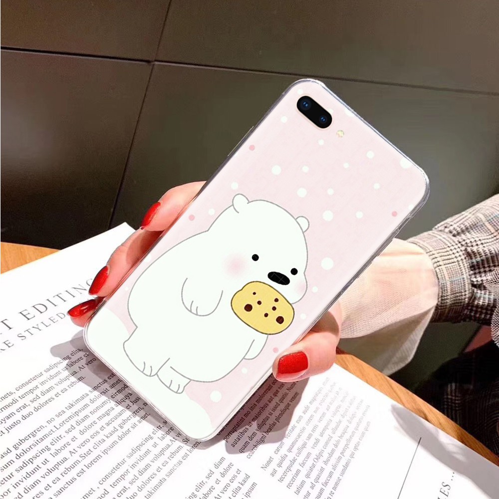 Ốp Lưng Điện Thoại We Bare Bears Trong Suốt Cho Nokia 1 1.1 1.3 2.3 2.4 3.4 5.3 8.3 C1 C2 C3 Plus