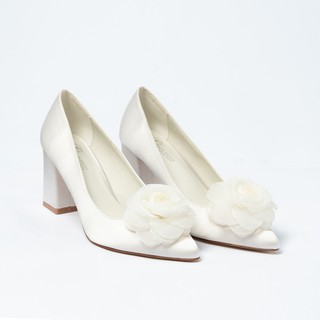 [Mã LT150 giảm 150k đơn 699k] [Grace Shoes] Giày cưới - Giày cô dâu - CHLOÉ gót vuông 7cm