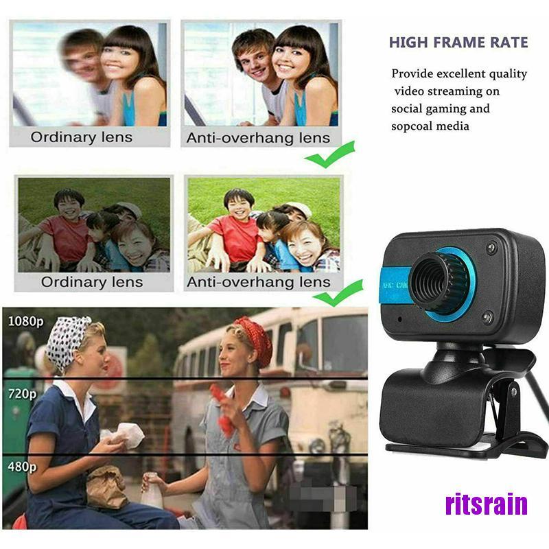 Webcam gắn máy tính cổng USB kèm Microphone | BigBuy360 - bigbuy360.vn