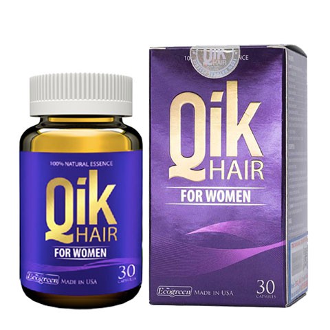 QIK HAIR - CẢI THIỆN TÌNH TRẠNG RỤNG TÓC, TÓC BẠC SỚM, PHỤC HỒI TÓC HƯ TỔN CHO CẢ NAM VÀ NỮ