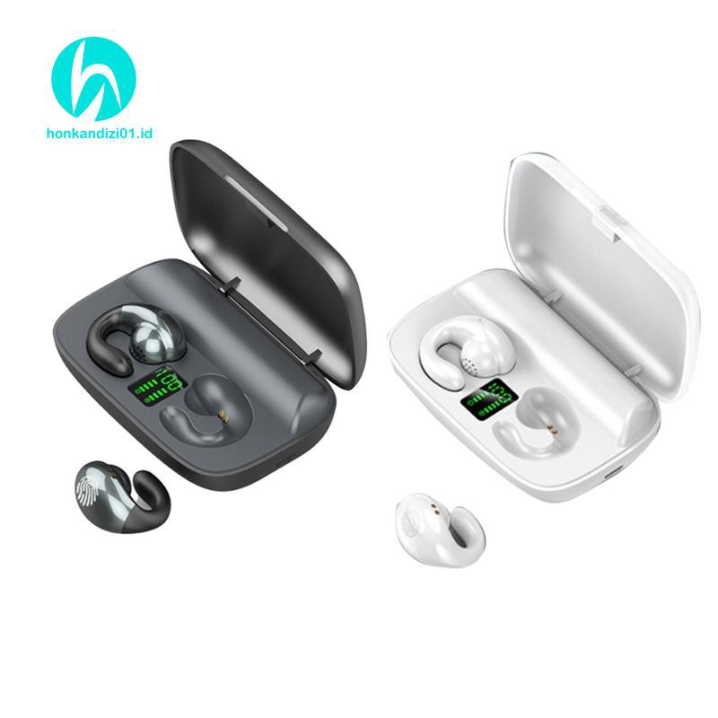 S19 Conduction Bluetooth Earphone Painless Wearing Earbuds (Black)