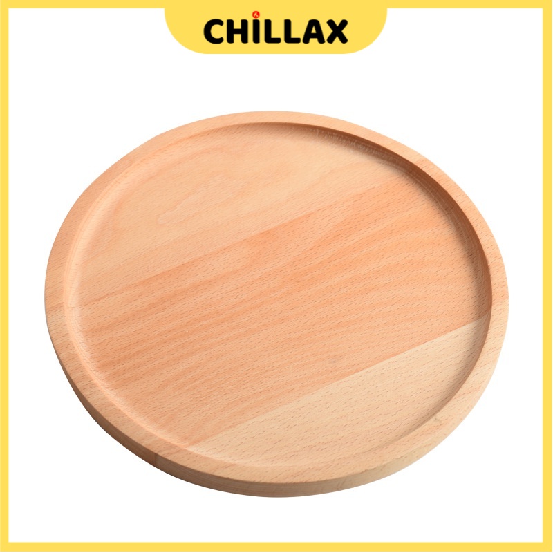 Đế gỗ trúc hình tròn khay đựng lót ly, lót nến thơm phụ kiện nến đa dạng kích thước Chillax