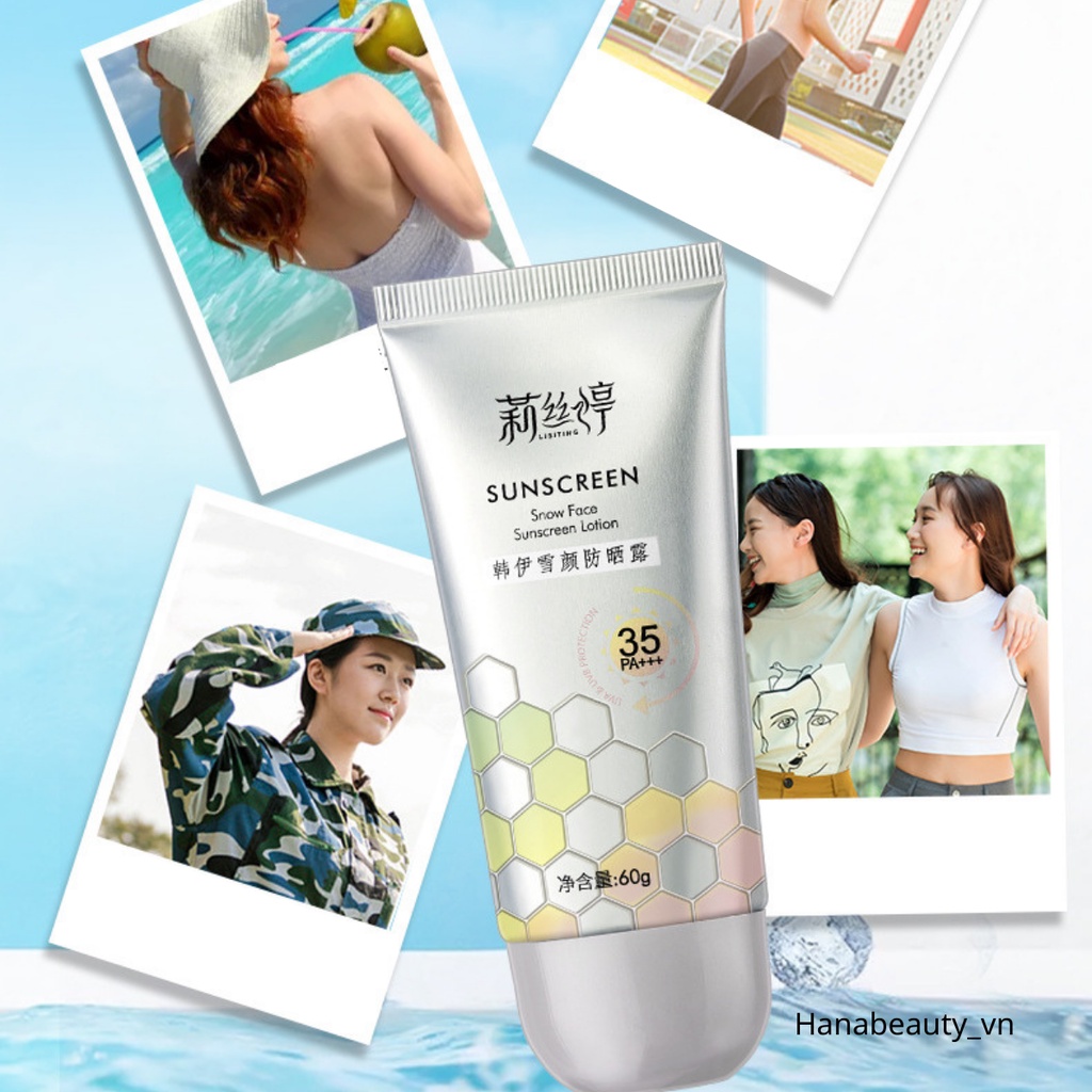 Kem Chống Nắng SUNSCRESS 35PA+ bảo vệ nâng tone da cấp ẩm không nhờn rít nội địa Trung