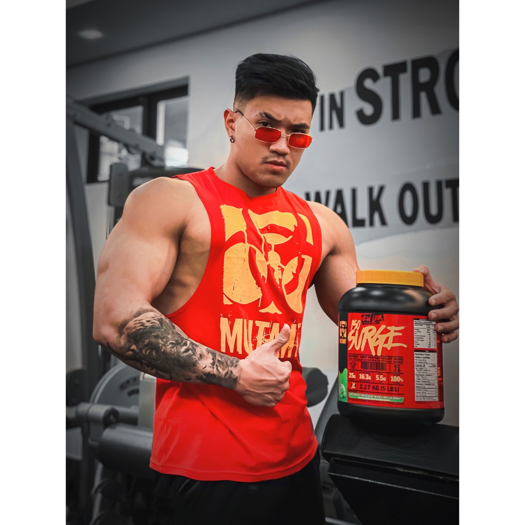 Áo Thun Sát Nách Thể Thao Nam Tập Gym Mutant Hàng Chính Hãng