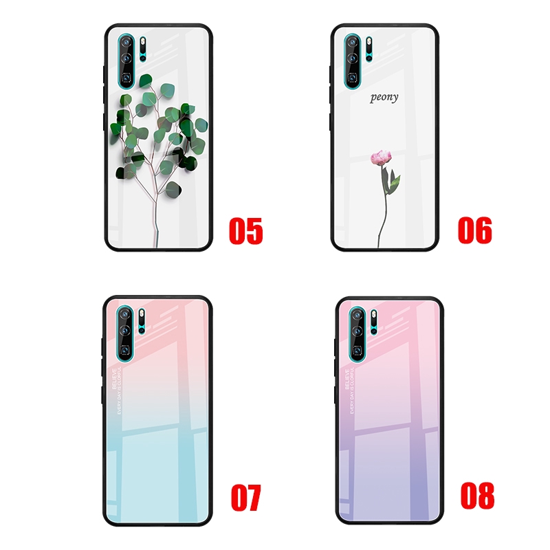 Ốp điện thoại mặt kính cường lực màu loang cho Samsung Galaxy A70 A50 A30 A10 M20 S10 plus | WebRaoVat - webraovat.net.vn