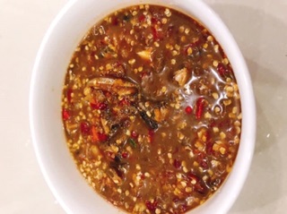 Mắm nêm Dì Cẩn 500g - cá cơm nguyên con