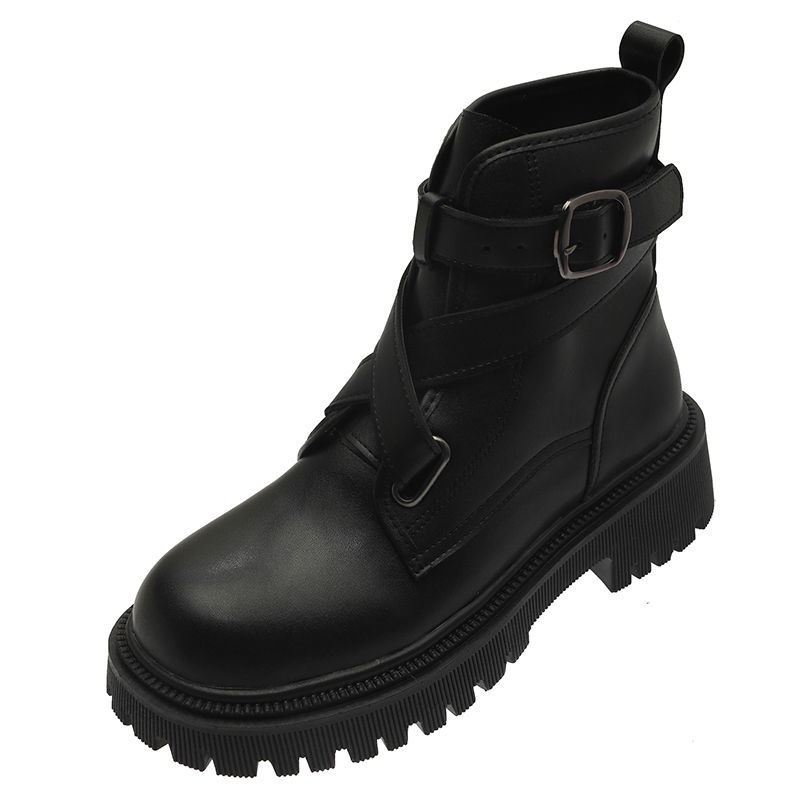 Giày Bốt Martin Mỏng Đế Dày Phong Cách Anh Quốc Thời Trang Mùa Hè Cho Nữ