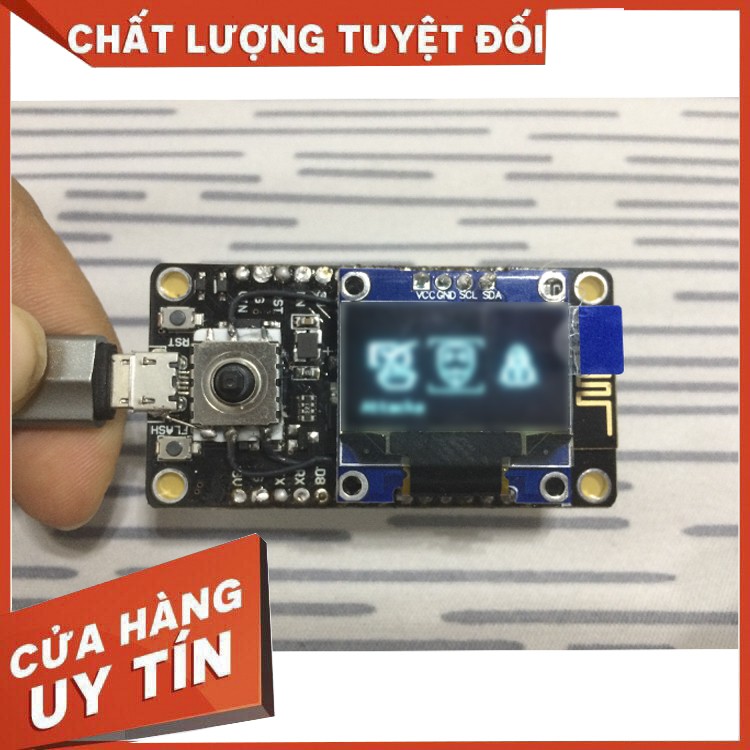 Module ESP8266 NODEMCU V3 Phiên Bản Đặc Biệt Full Tính Năng + tặng cáp 30 cm