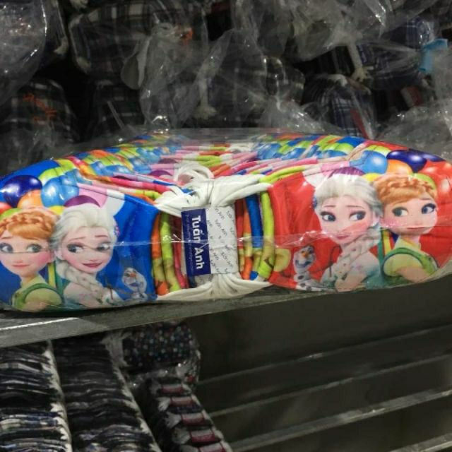 Sét 10 chiếc khẩu trang vải hình Elsa cho bé