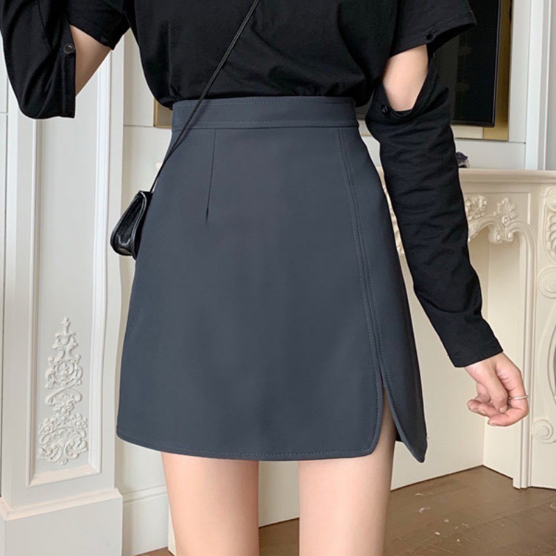 Chân váy chữ a ngắn xẻ bên có quần trong_216 | BigBuy360 - bigbuy360.vn