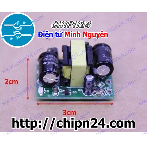 [1 CÁI] Mạch Nguồn Xung 220VAC Sang 5VDC 700mA (5V700mA)