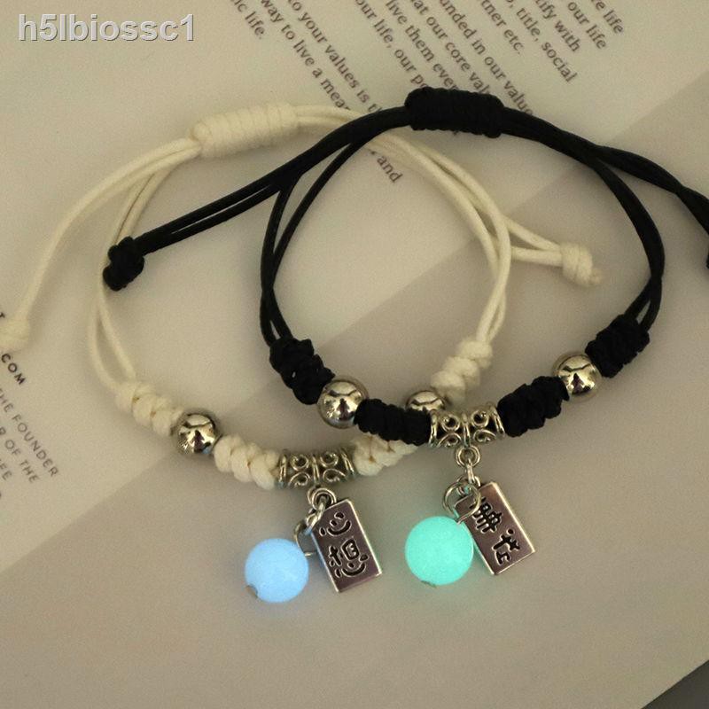 ❒✢✸Vòng tay dạ quang nữ bản Hàn Quốc tình thân giữa hai bạn gái phát sáng nam và học sinh tiểu cặp đôi món quà | BigBuy360 - bigbuy360.vn