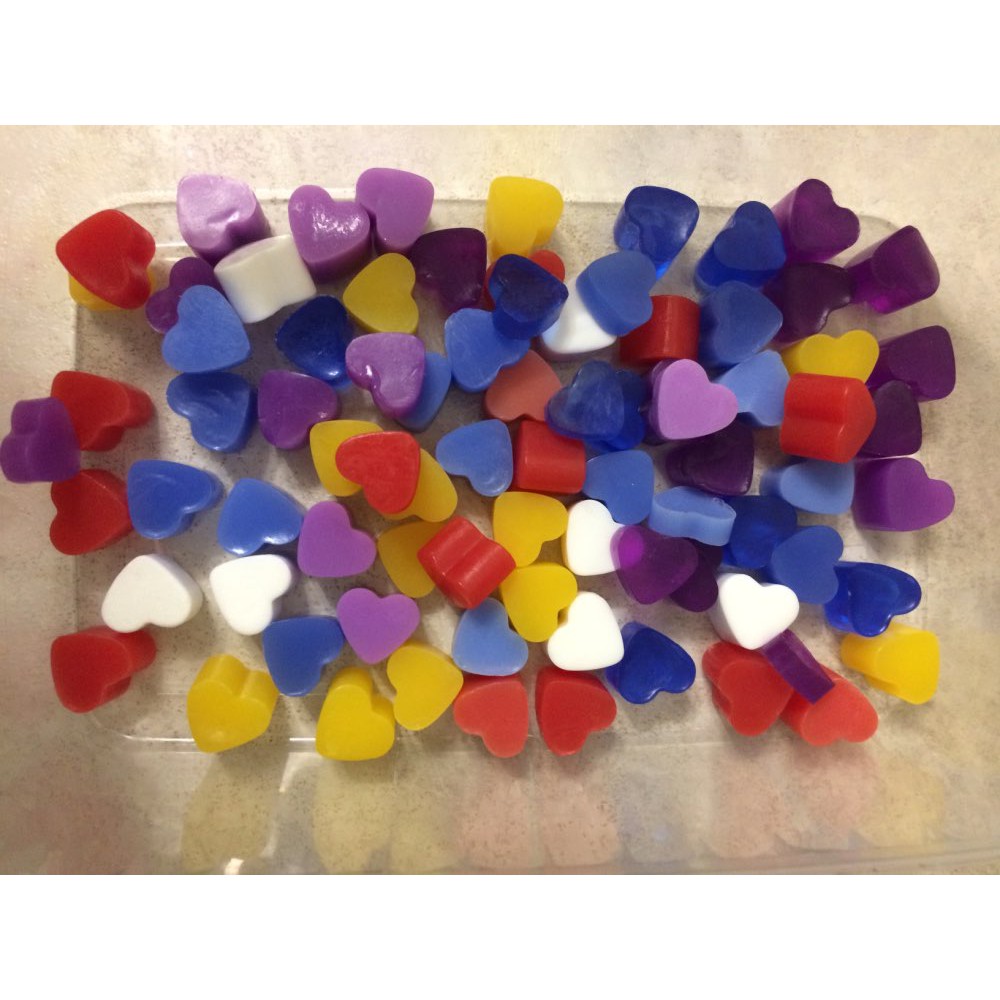 Khuôn silicon 55 trái tim nhí làm kẹo,rau câu,pudding,thạch,socola