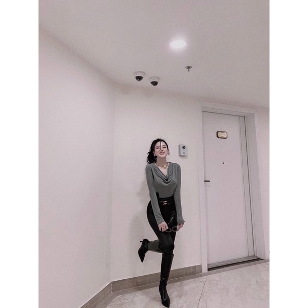 ÁO NHŨ TRỄ CỔ NHÚN SEXY MS11020