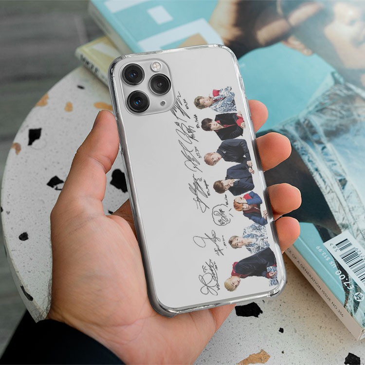 Case Iphone Nhom Bts Anh Kem Chu Ky 7/7Plus/8/8Plus/X/Xs/Xs Max/11/11 Promax/12 /12 Pro Max Lpc16120461