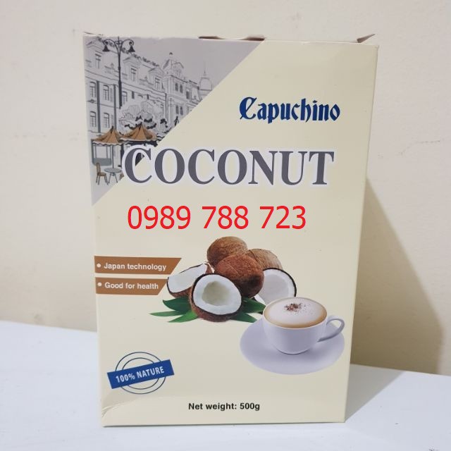 Bột Capuchino Coconut Bột Capuchino Vị Dừa- Làm trà sữa vị dừa