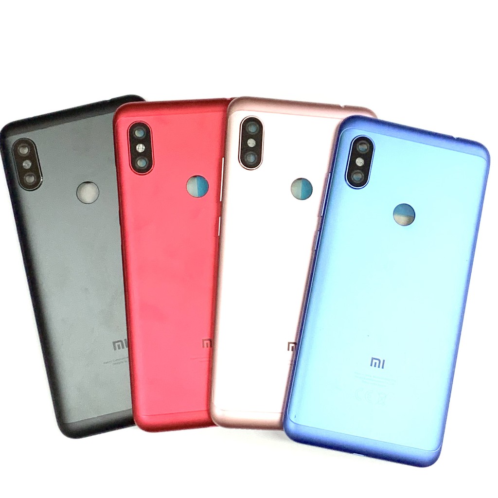 VỎ SƯỜN + KHUNG MÀN HÌNH + KHAI SIM ĐIỆN THOẠI XIAOMI REDMI NOTE 6 PRO ZIN .