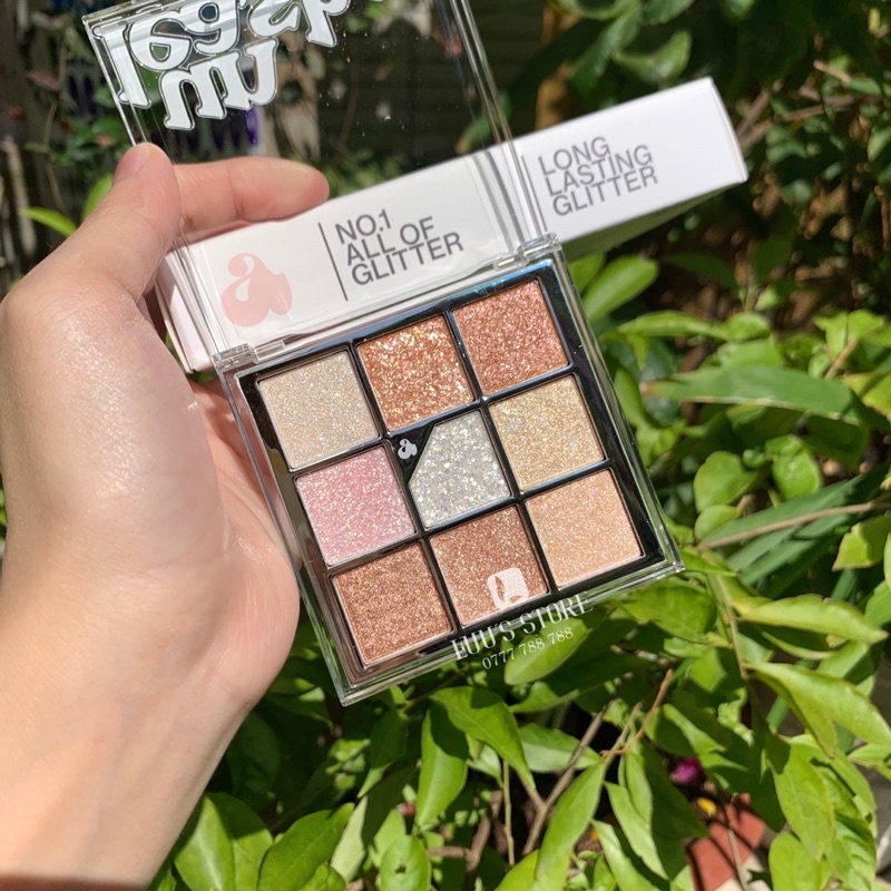 Bảng Màu Mắt Unleashia No1 All Off Glitter [Vỏ Mới]