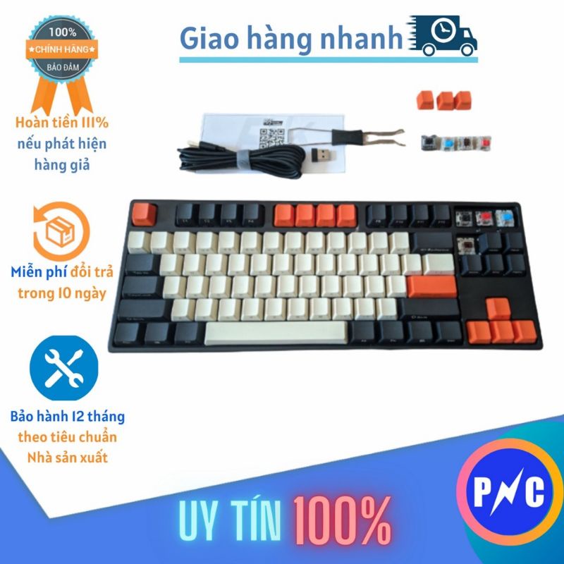 Bàn Phím Cơ Không Dây Royal Kludge RK987 TKL  Hotswap Bản Limited