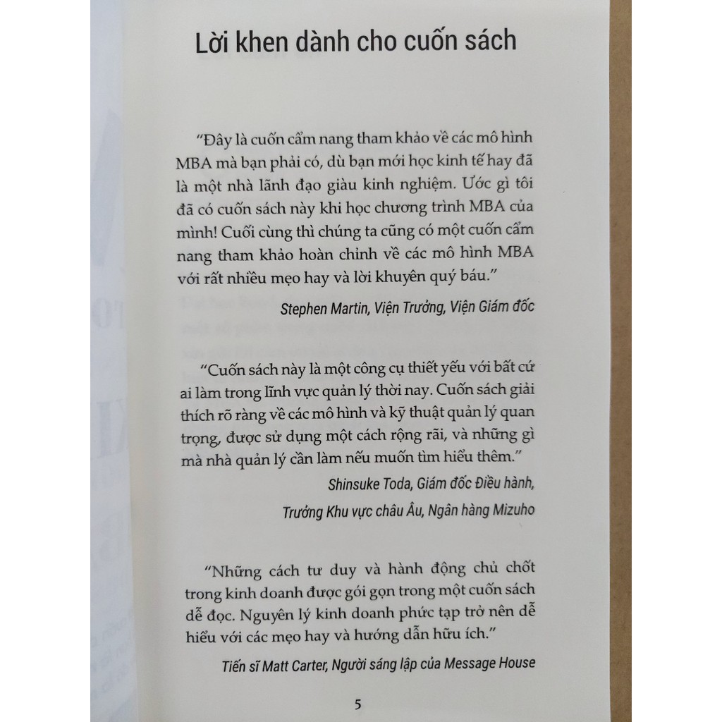 Sách:MBA Trong Quản Lý Kinh Doanh | BigBuy360 - bigbuy360.vn