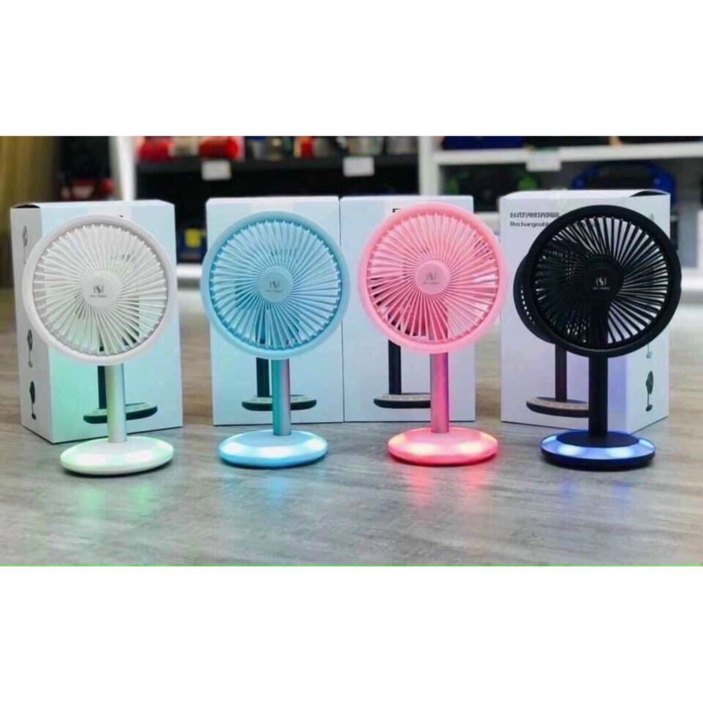 Quạt Tích Điện Để Bàn FS-01 Pin 4000mah Chạy 6-7 Tiếng Cực Mát | BigBuy360 - bigbuy360.vn