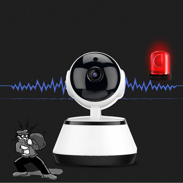 Camera IP Wifi Trong Nhà Xoay 360 độ V380 Đàm Thoại 2 Chiều (BH 1 1)