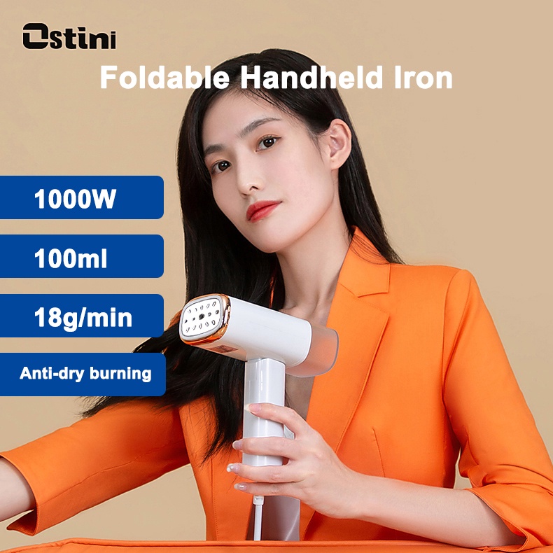 Bàn Ủi Hơi Nước Mini Cầm Tay Chống Khô Tiện Dụng