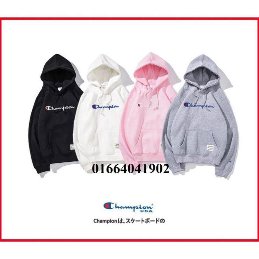 [Đón Tết] -Áo Hoodie Champion, Áo Champion Full Tag Túi Như Real 4.0 >